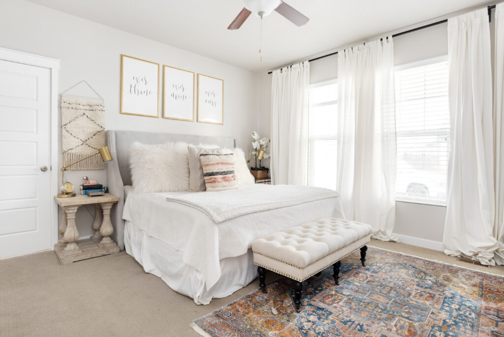 clean bedroom